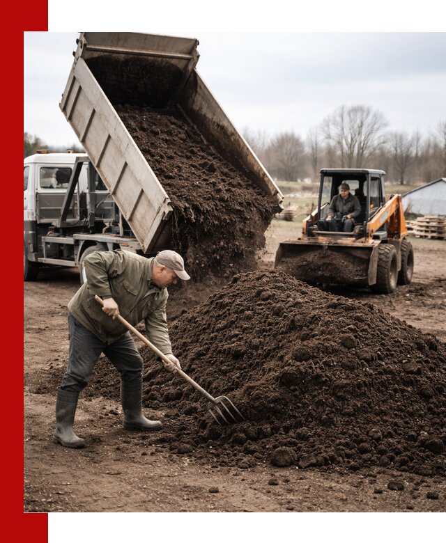 Доставка и продажа перегноя в Кызыле быстро и дешево