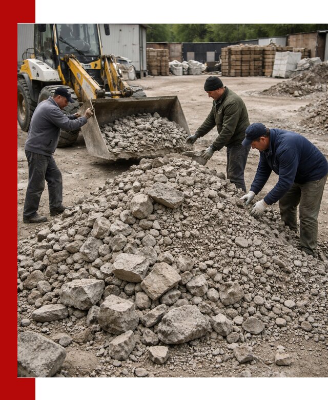 Демонтаж и вывоз бой бетона в Кызыле