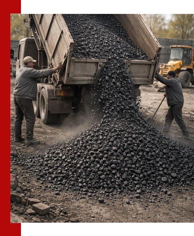 Доставка угля семечка самосвалами в Кызыле