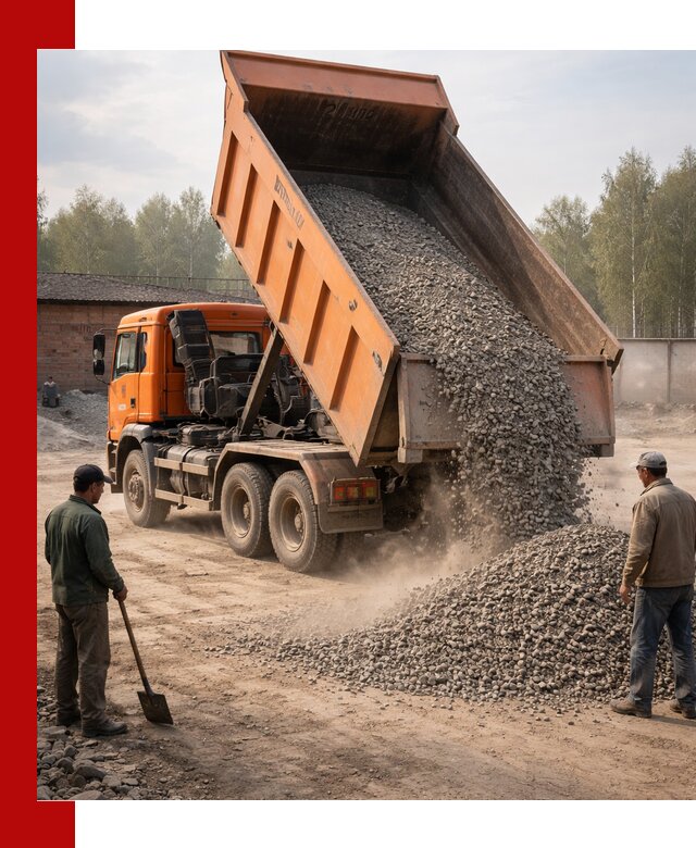 Доставка самосвалом 20 м3 в Кызыле быстро и надежно