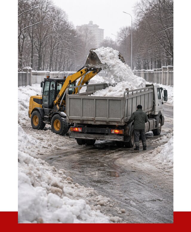 Вывоз снега с погрузкой в Кызыле от 3630 р. ПРОНЕРУДКзл