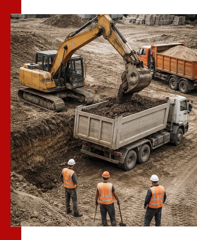 Разработка грунта для строительства и благоустройства в Кызыле