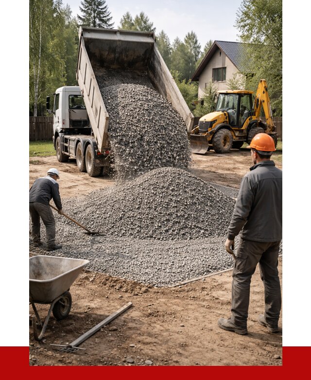 Отсыпка участка щебнем в Кызыле от 6741 р. ПРОНЕРУДКзл