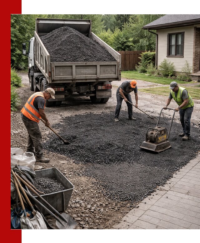 Асфальтовая крошка для двора с доставкой в Кызыле